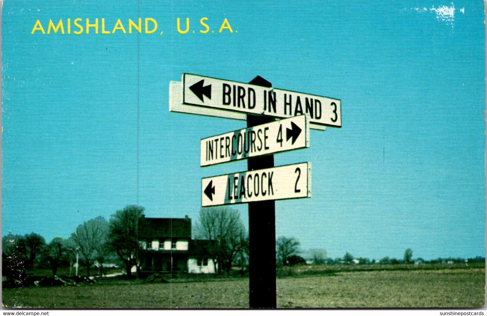Pennsylvania Lancaster County Amishland Dutch Country Road Signs - Lancaster