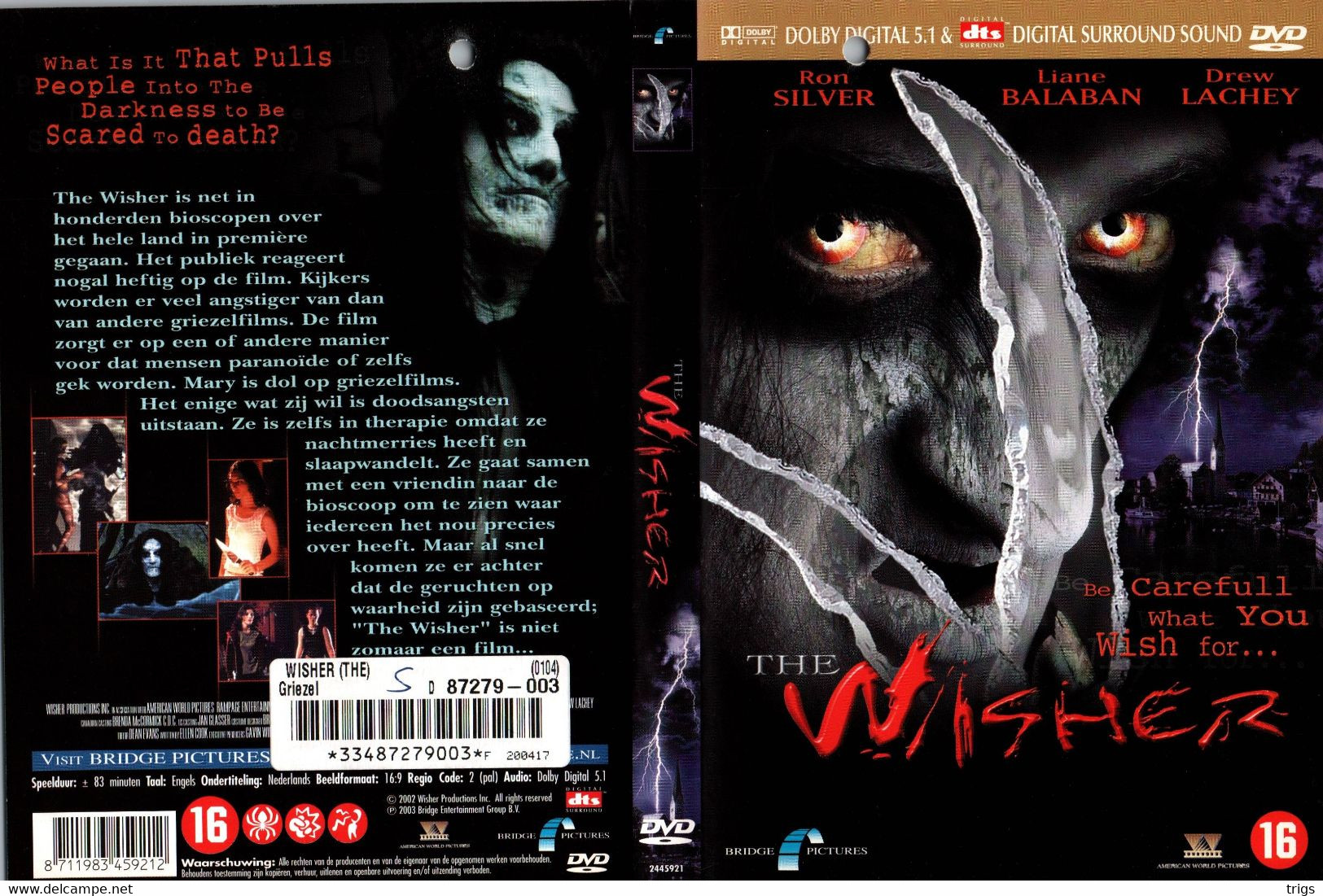 DVD - The Wisher - Horreur