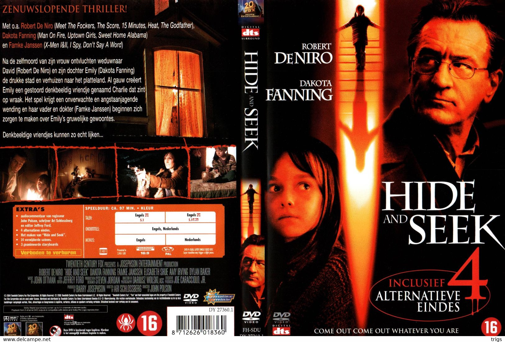 DVD - Hide And Seek - Horreur