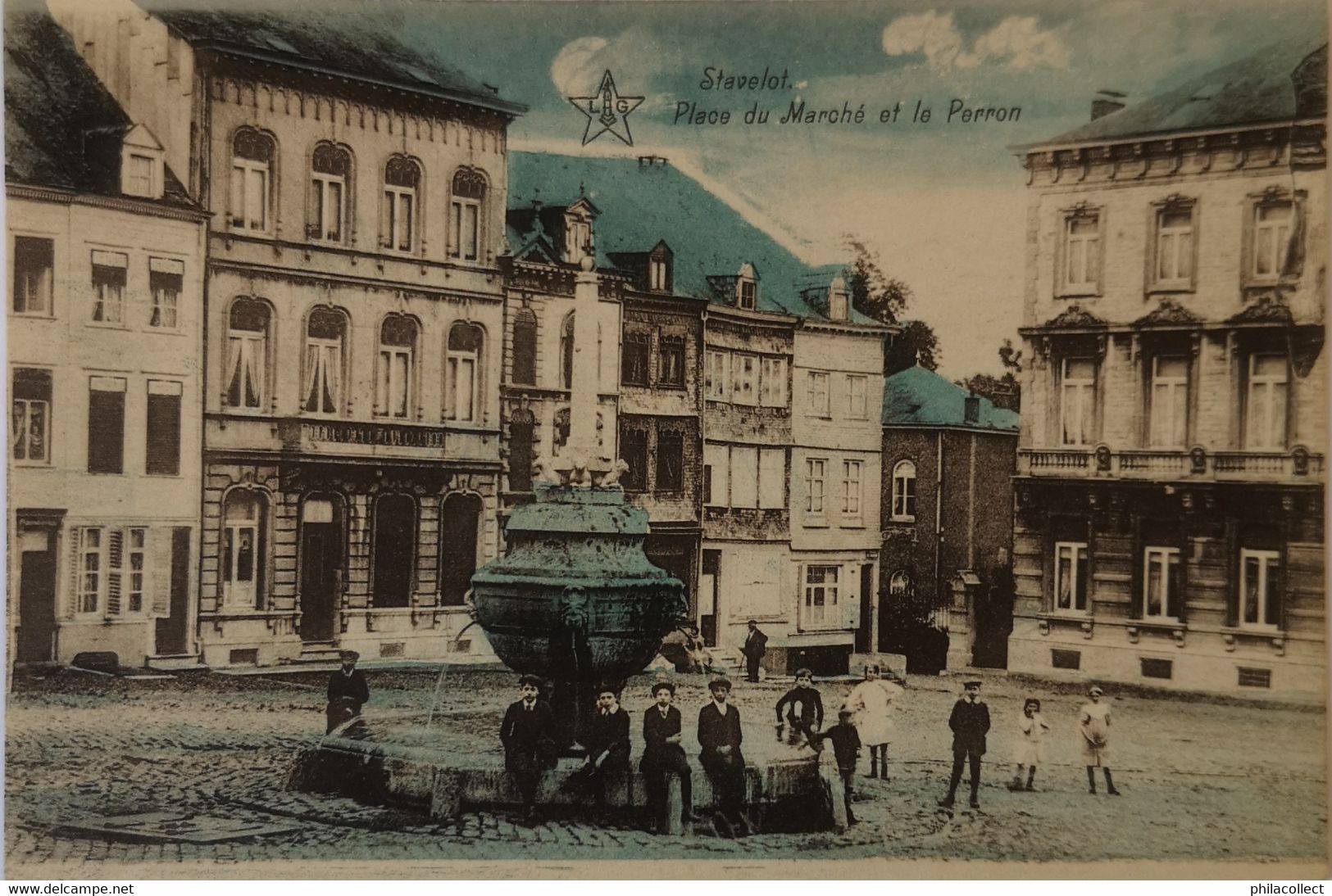 Stavelot // Place Du Marche Et Le Perron (animee) 19?? - Stavelot