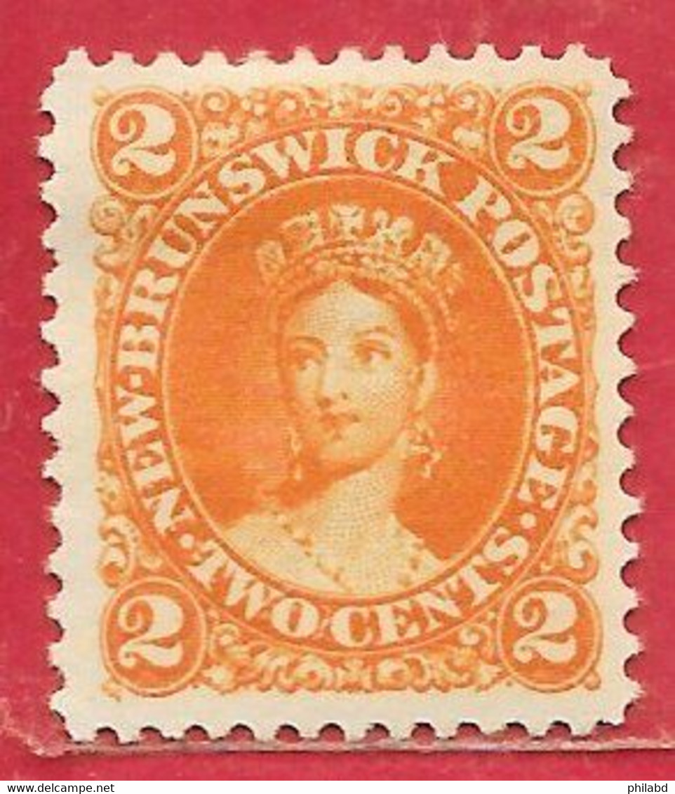 Nouveau-Brunswick N°5 2c Orange 1860-63 (*) - Nuevos