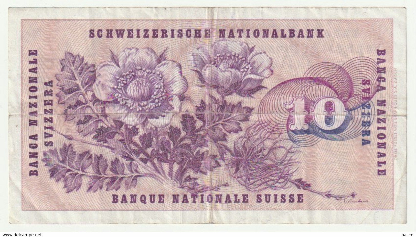 10 Francs Suisse 10 / 2/ 1971 - Suisse