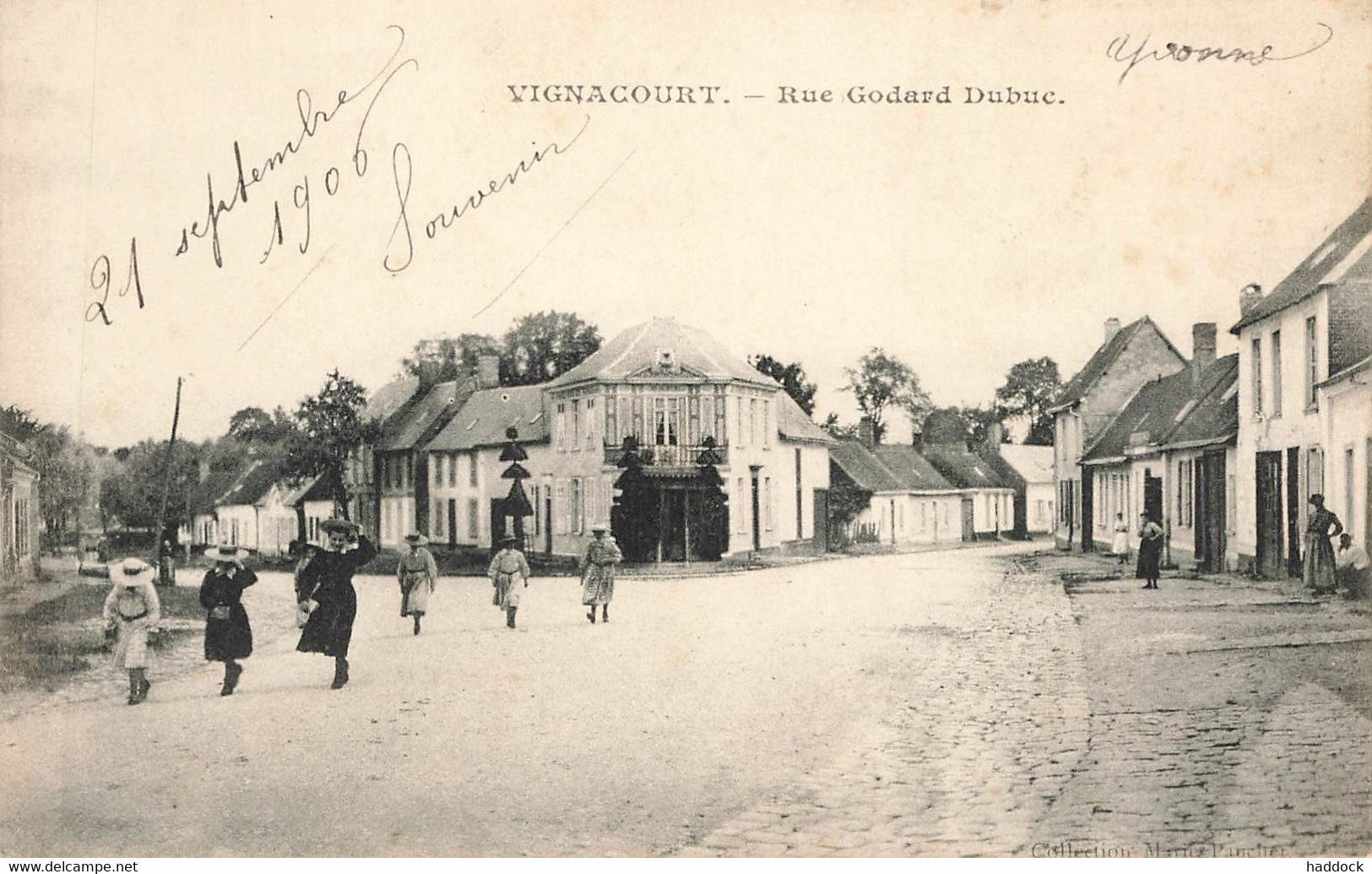 VIGNACOURT : RUE  GODARD DUBUC - Vignacourt