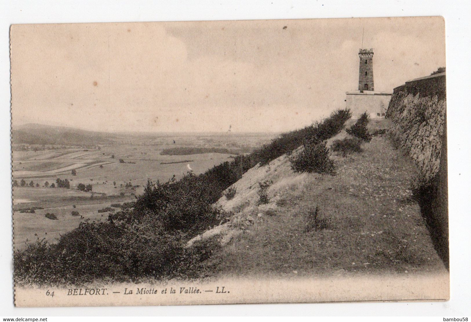 BELFORT * TERRITOIRE * LA MIOTTE * VALLEE * Carte N° 64 * LL - Belfort – Siège De Belfort