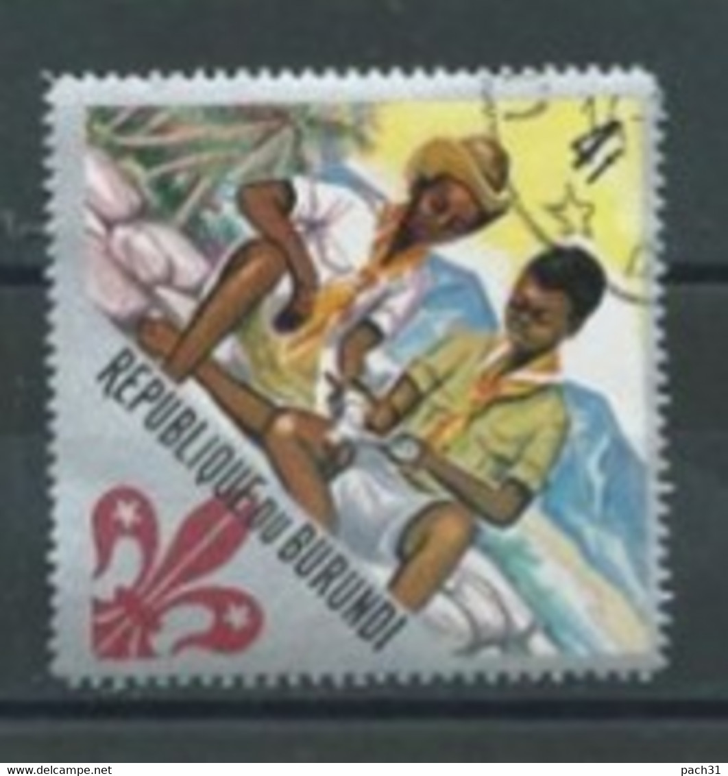 Burundi  Timbre Oblitéré  Scoutisme - Used Stamps