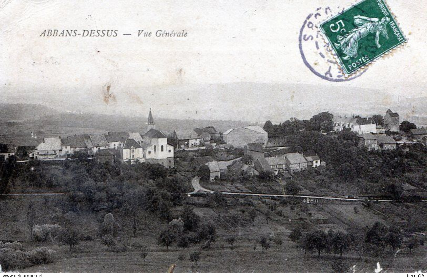 ABBANS DESSUS DANS LE DOUBS EN 1909 - Other & Unclassified