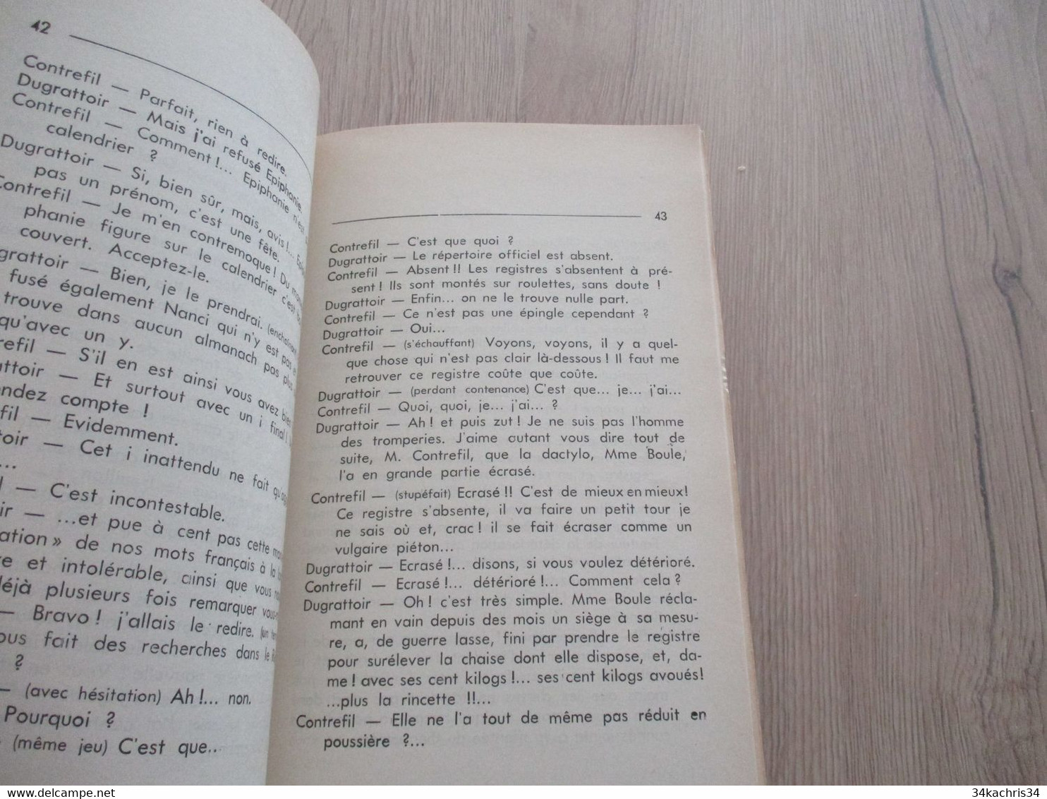 Félibrige Occitan provençal Bilingue Eigard G.Raizon 1960 Comédie Nanci  envoi de l'Auteur à Roux Ami de Lenguedoc