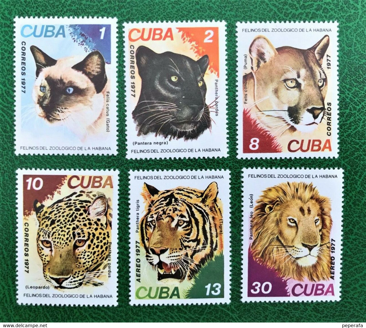 CUBA, Spanish Antillas, 1977, ZOO NEW ** - Collections, Lots & Series