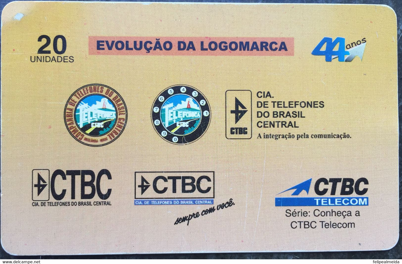 Phone Card Made By CTBC Telecom In 1998 - Series Meet CTBC Telecom - Evolution Of The CTBC Telecom Logo - Telecom