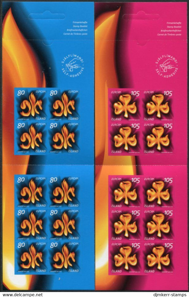 ICELAND  2007 Europa: Scouting Booklets  MNH / **.  Michel 1170-71 MH - Postzegelboekjes