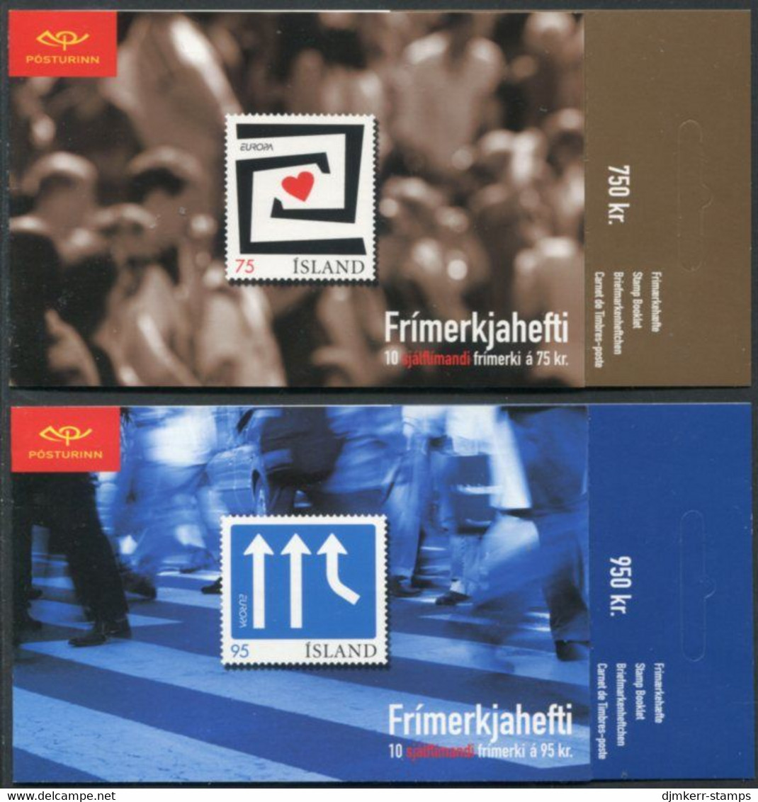 ICELAND  2006 Europa: Integration Booklets  MNH / **.  Michel 1135-36 MH - Markenheftchen