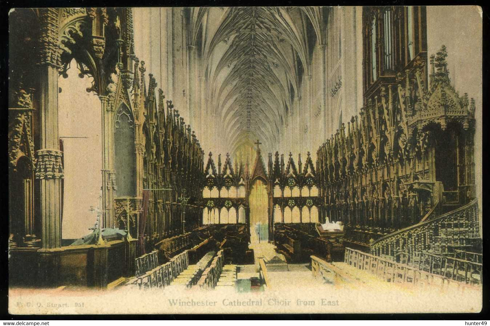 Winchester Cathedral Choir From East Stuart 1907 - Winchester