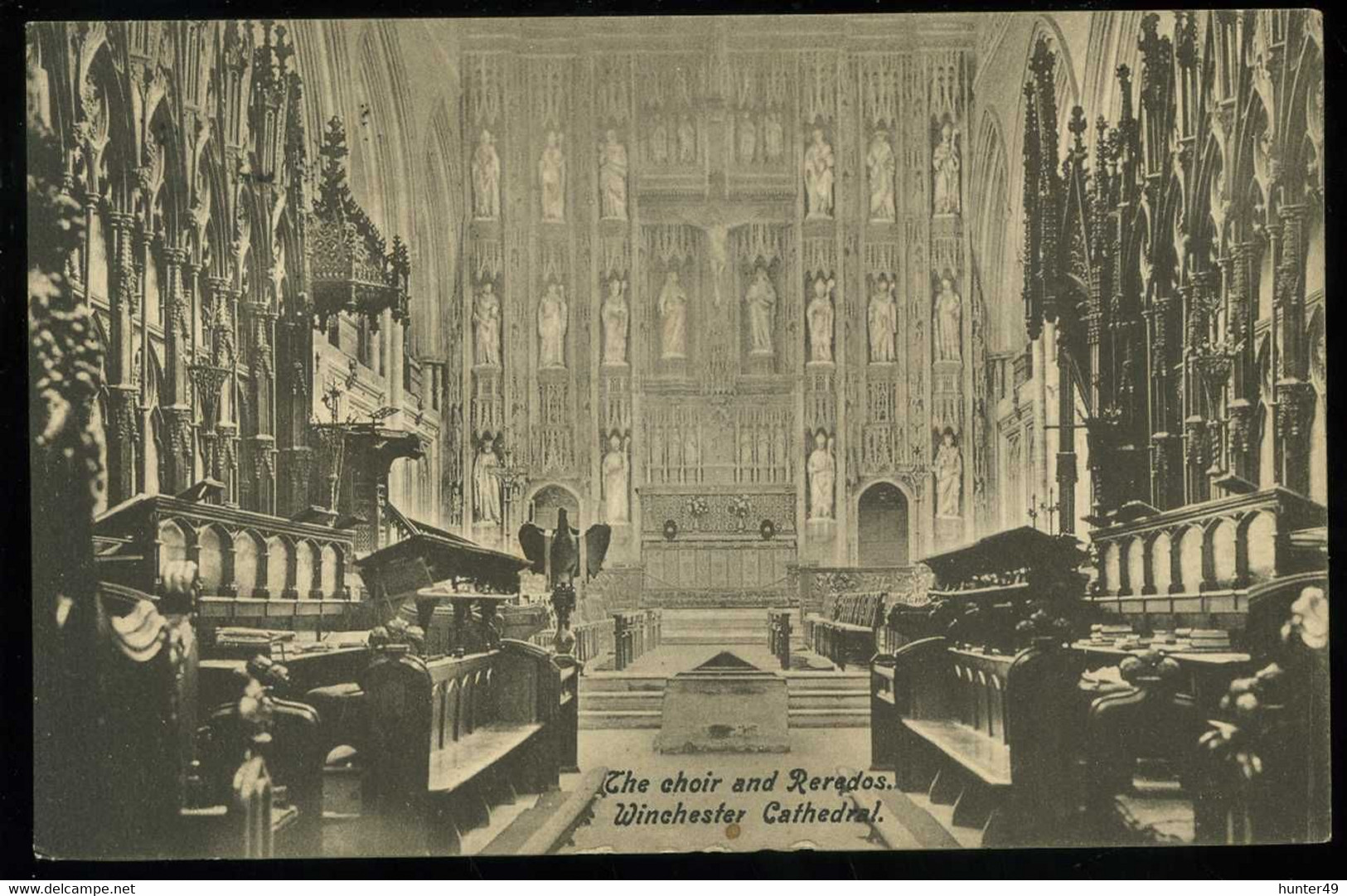 Winchester Cathedral The Choir And Reredos 1907 - Winchester