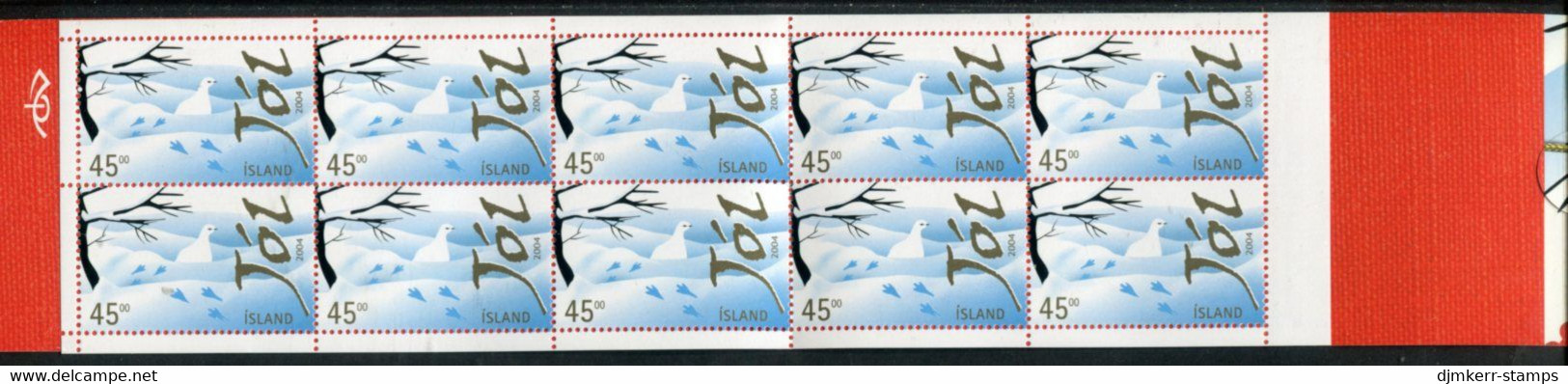 ICELAND  2004 Christmas Booklet  MNH / **.  Michel 1080  MH - Cuadernillos