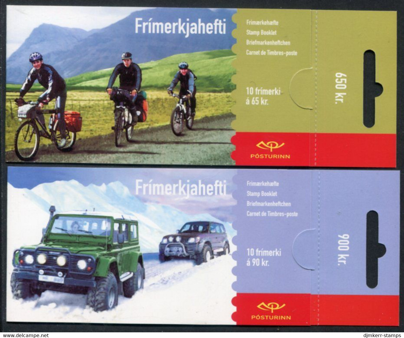 ICELAND  2004 Europa: Holidays Booklets  MNH / **.  Michel 1066-67 MH - Booklets