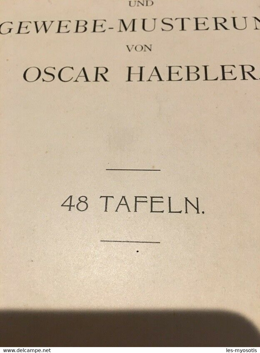 Stil-lehre  48 Plaques Modèle 1900 De Style Primitif Arts Décoratifs  Par Oskar Haebler - Kunstführer