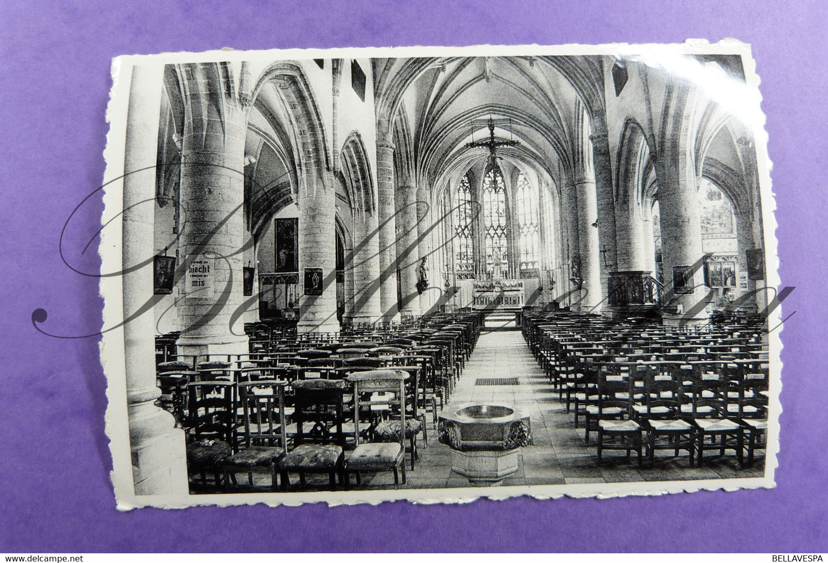 Zepperen Kerk St-Truiden.  St. Genoveva  Binnenzicht - Sint-Truiden