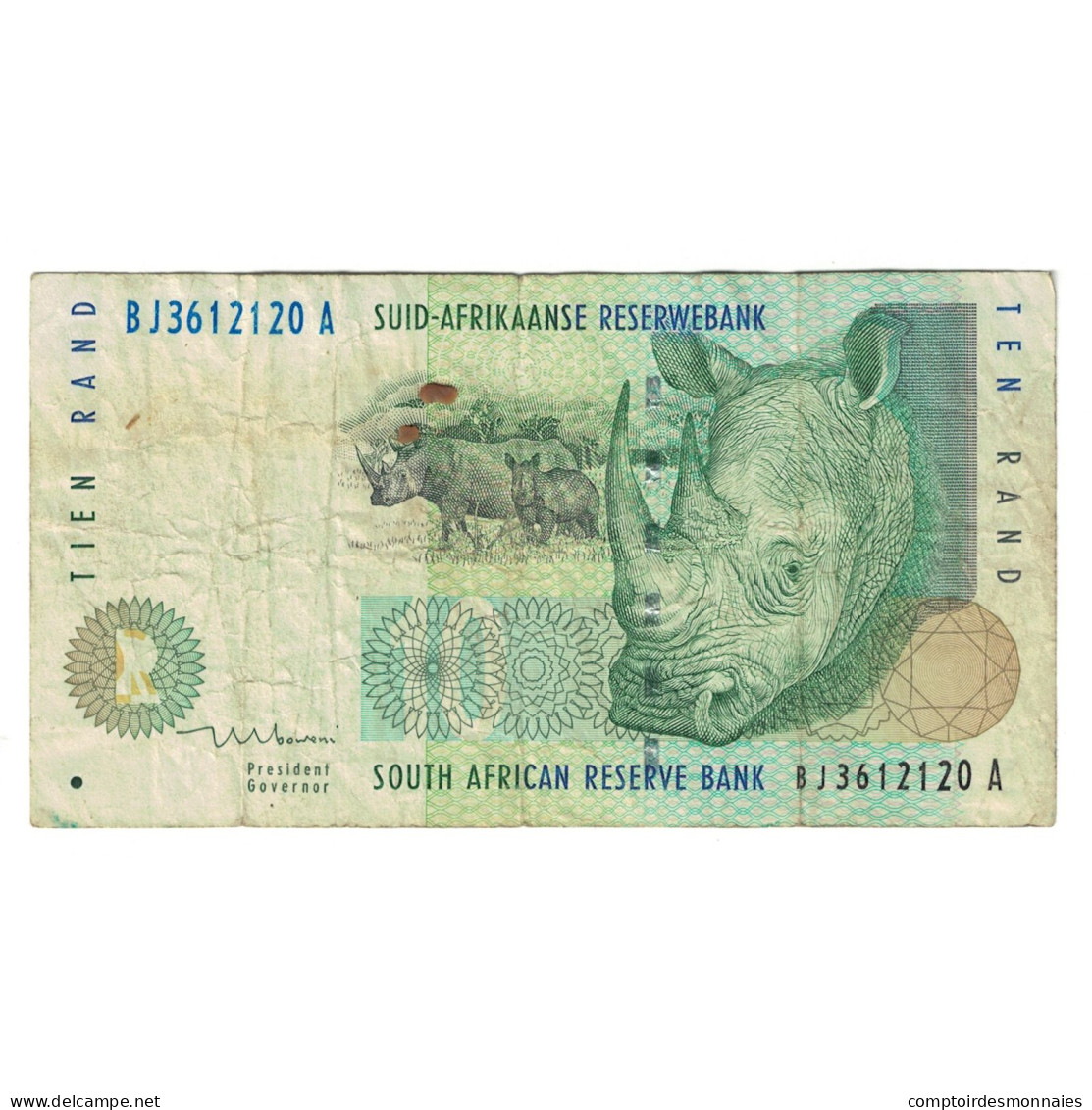 Billet, Afrique Du Sud, 10 Rand, KM:128a, TB - Afrique Du Sud
