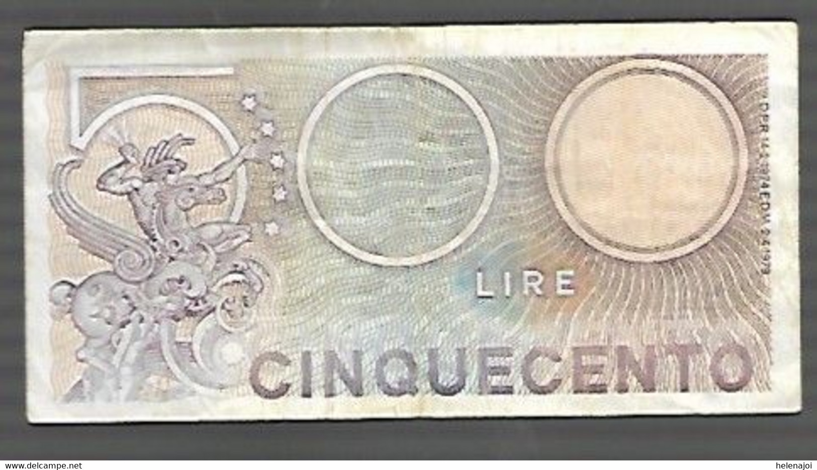 Italie Mercure - 500 Lire