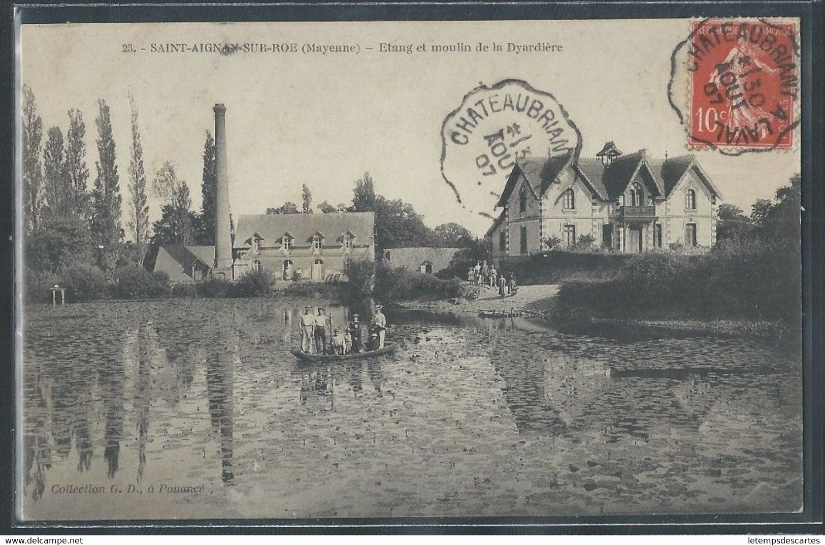 CPA 53 - Saint-Aignan-sur-Roe, étang Et Moulin De La Dyardière - Saint Aignan Sur Rö