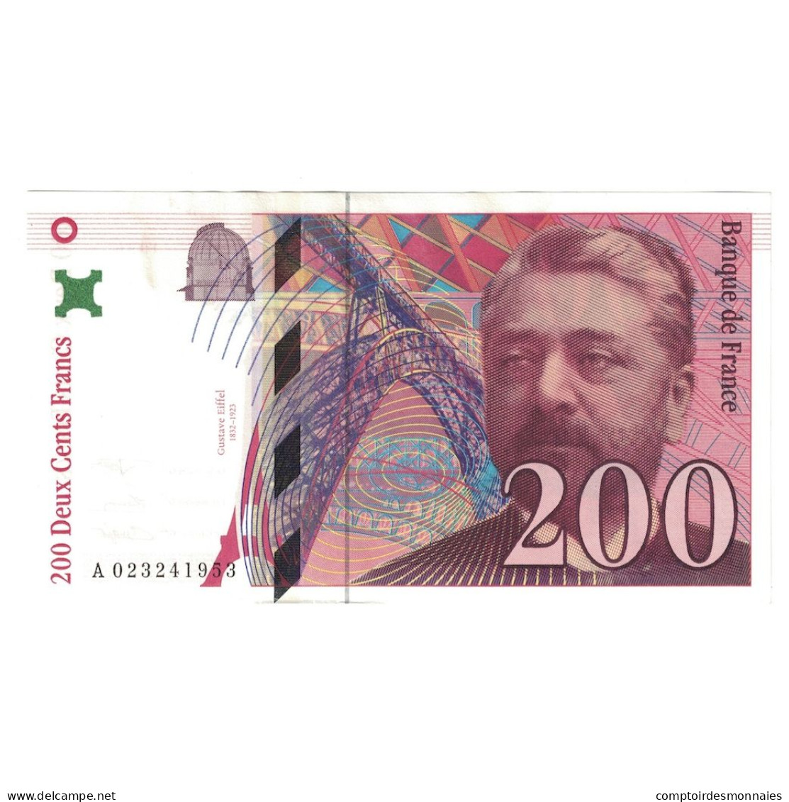 France, 200 Francs, Eiffel, 1996, SUP, Fayette:75.2, KM:159a - 200 F 1995-1999 ''Eiffel''