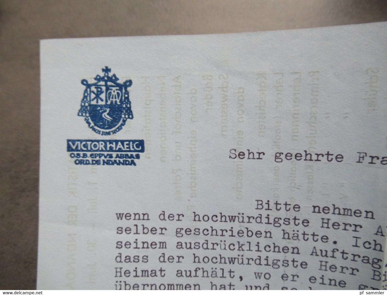 GB Kolonie Uganda 1960 Air Mail Aerogramme mit Statistik der Ndandamission Brief vom Bischöflichen Sekretär