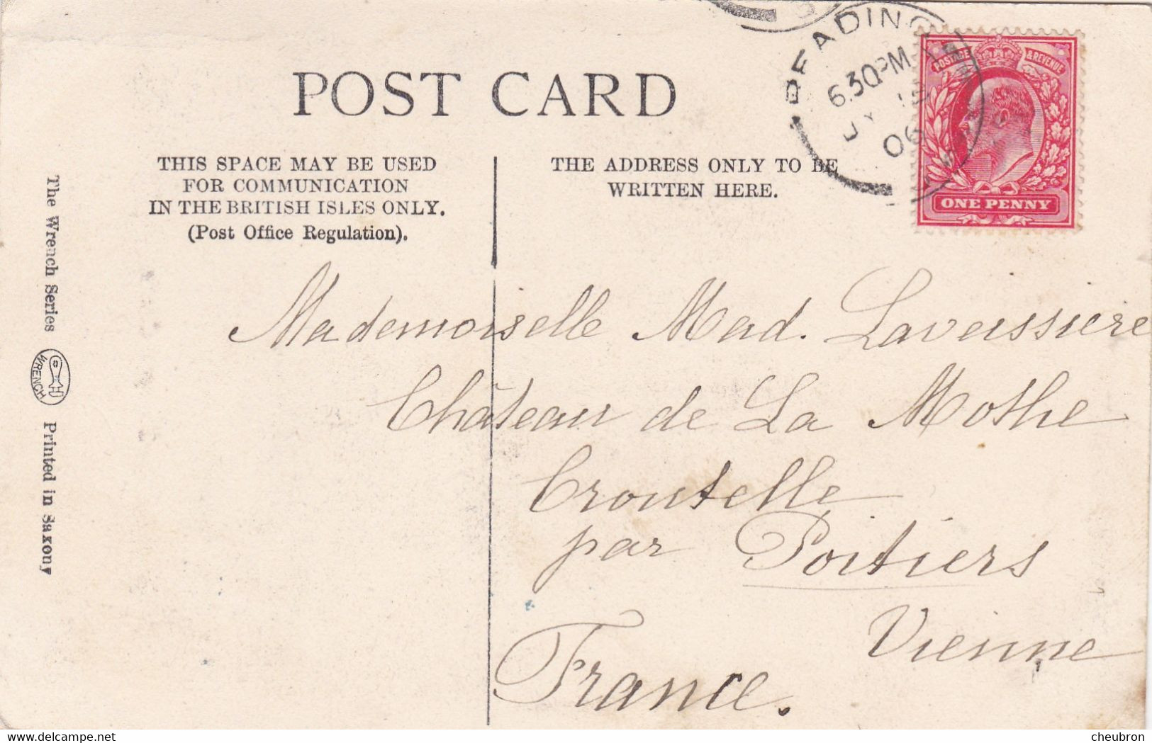 IRLANDE. CPA . DONEGAL THE CASTLE. ANNEE 1906 + TEXTE - Donegal