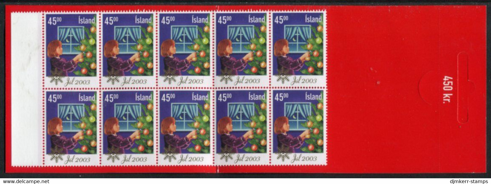 ICELAND  2003 Christmas Booklet  MNH / **.  Michel 1049  MH - Markenheftchen