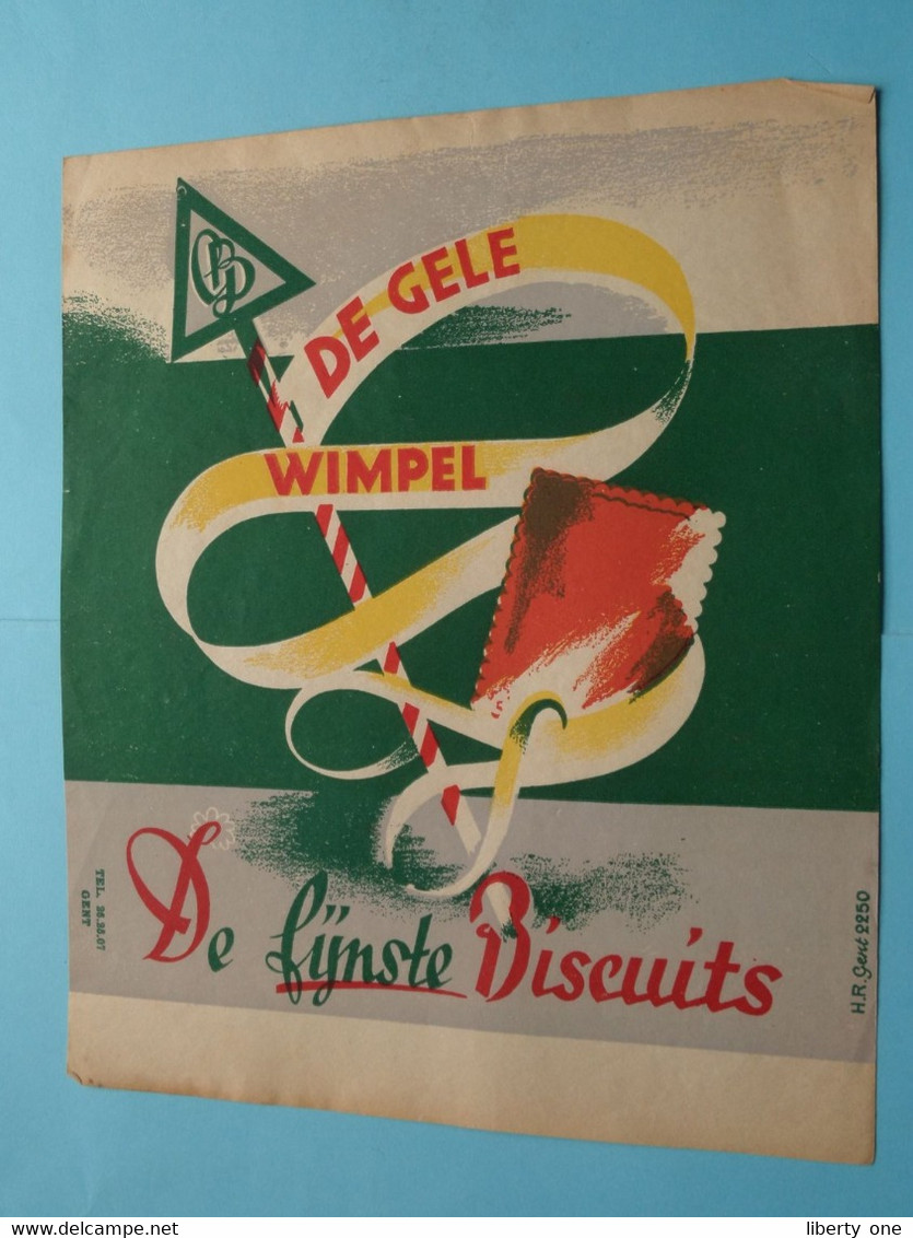 DE GELE WIMPEL > De Fijnste Biscuits : H.R. GENT 2250 ( Voir / Zie Scans Voor DETAIL ) Format A4 ! - Other & Unclassified