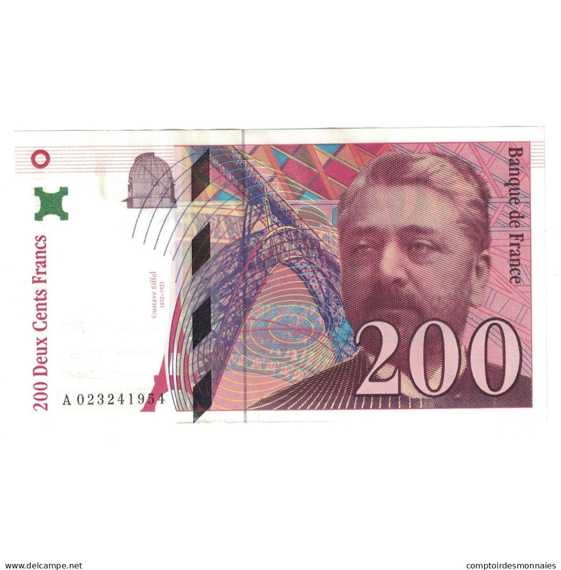 France, 200 Francs, Eiffel, 1996, SUP, Fayette:75.2, KM:159a - 200 F 1995-1999 ''Eiffel''