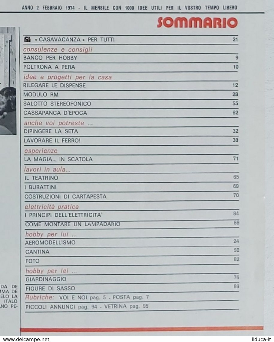 27550 FAI DA TE - A.II Nr 2 1974 - Carnevale In Famiglia - Seta Colorata - Textos Científicos