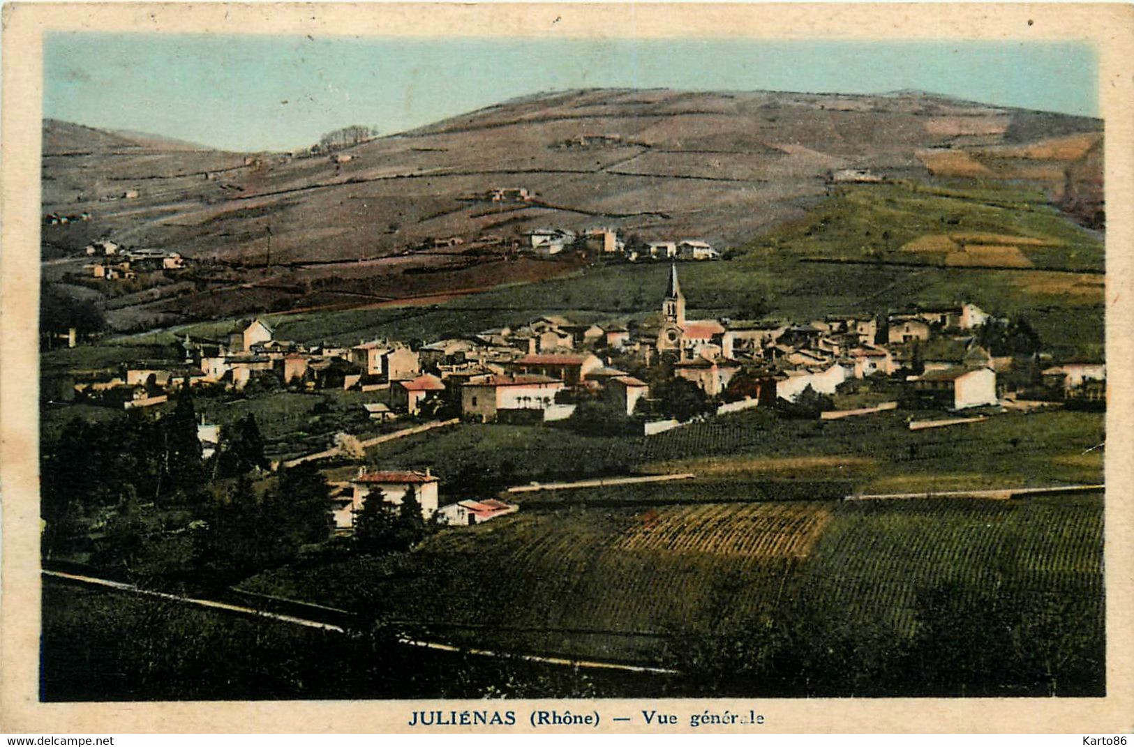 Juliénas * Vue Générale Et Panorama Du Village - Julienas