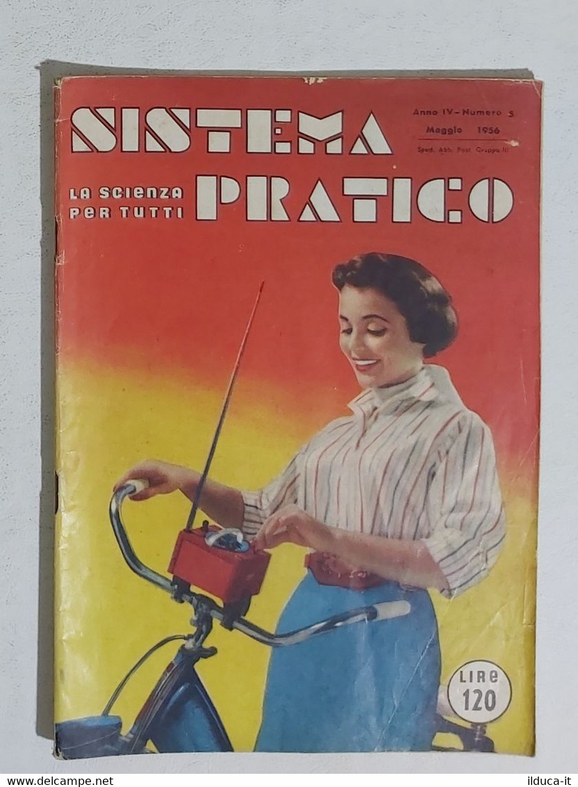 44592 SISTEMA PRATICO - Anno IV Nr 5 1956 - SOMMARIO - Textos Científicos
