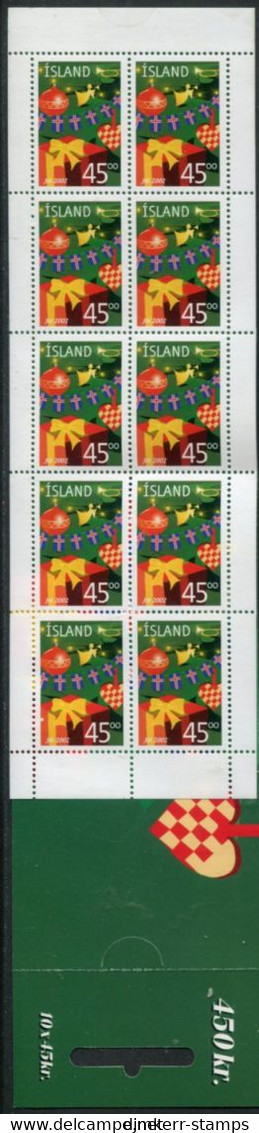 ICELAND  2002 Christmas Booklet MNH / **.  Michel 1024 MH - Cuadernillos