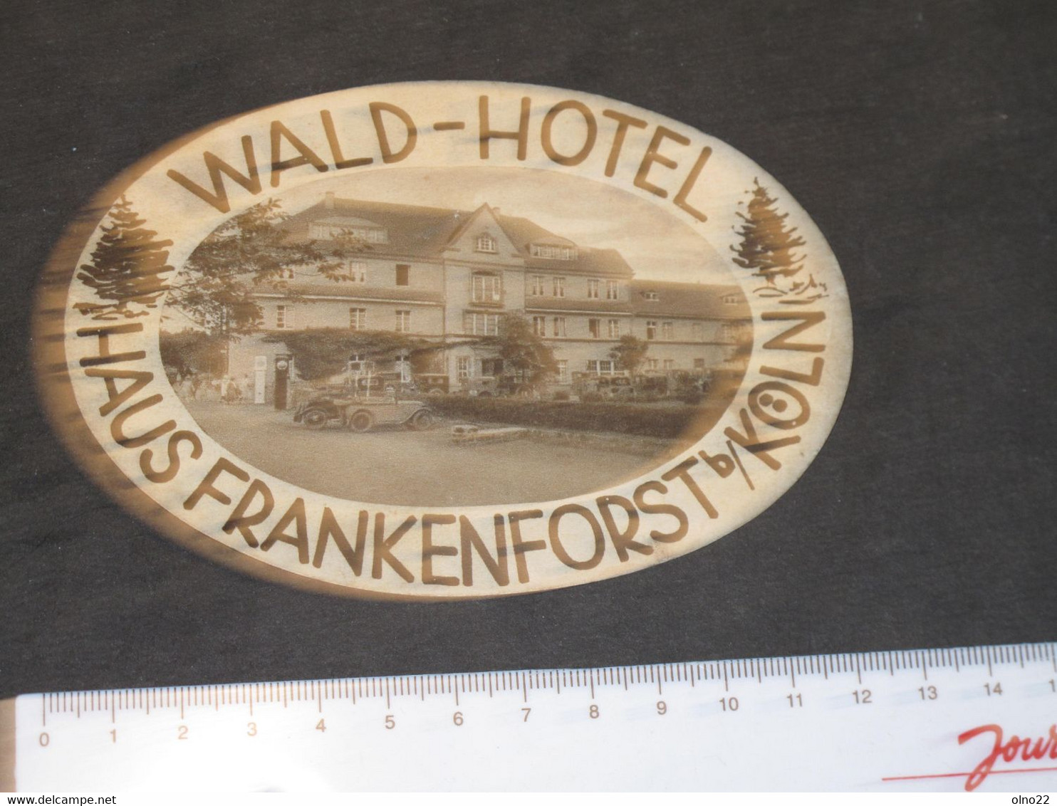 WALD-HOTEL - HAUS FRANKENFORST B/ KOLN - ETIQUETTE POUR VALISE - Etiquettes D'hotels