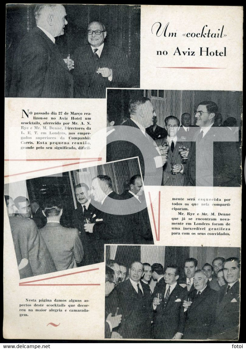 1953 REVISTA EQUIPA FUTEBOL DA CARRIS LISBOA CCFL PORTUGAL - Magazines