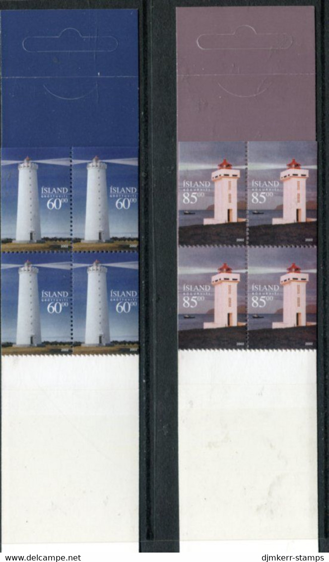 ICELAND  2002 Lighthouses Booklets MNH / **.  Michel 1007-08 MH - Booklets