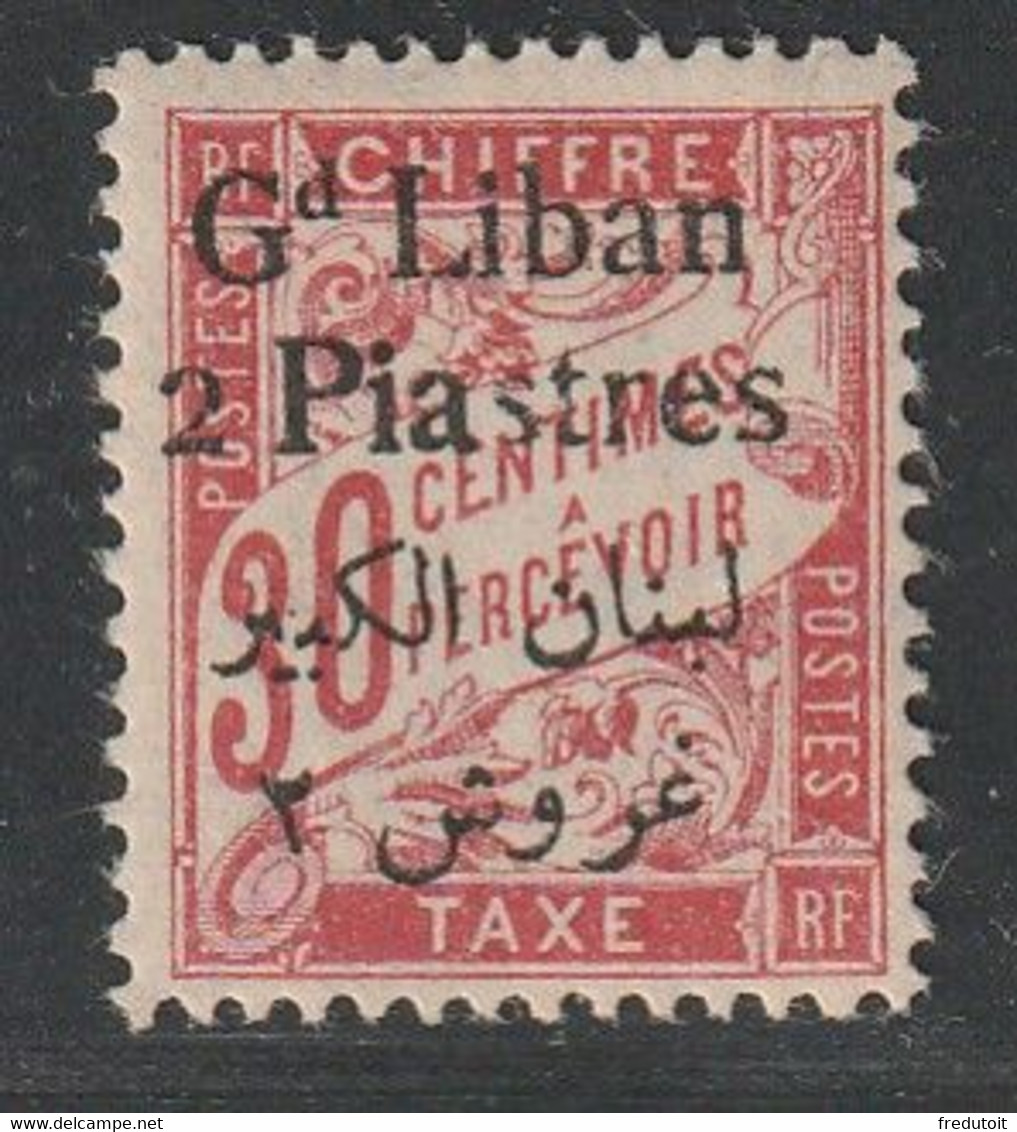 GRAND LIBAN - TAXE N°8 * (1924) - Strafport