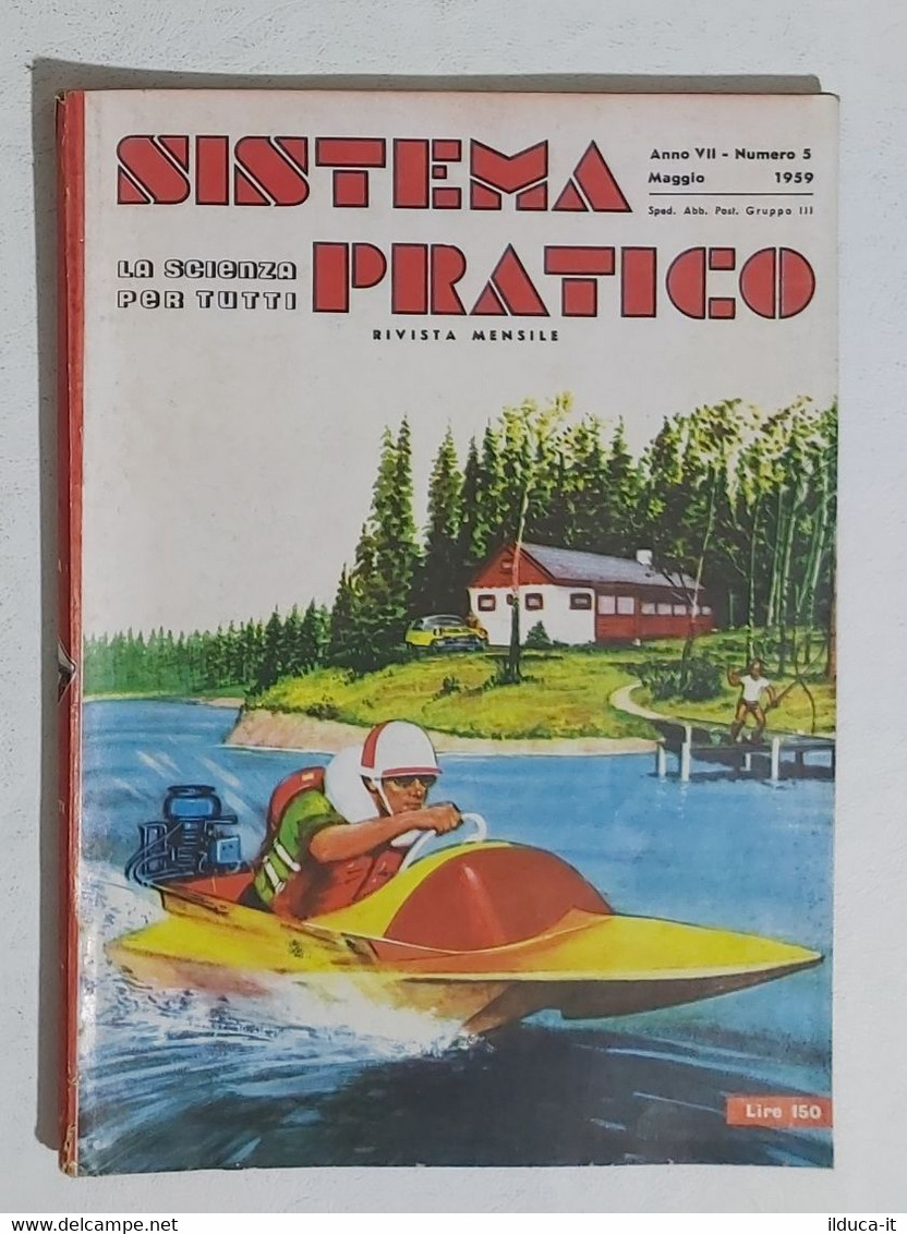 44604 SISTEMA PRATICO - Anno VII Nr 5 1959 - SOMMARIO - Textos Científicos