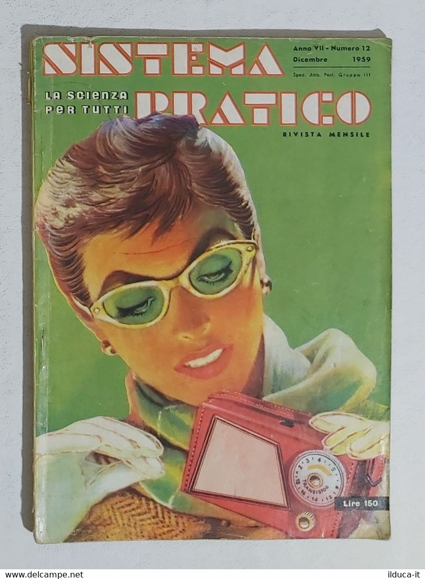 44611 SISTEMA PRATICO - Anno VII Nr 12 1959 - SOMMARIO - Textos Científicos