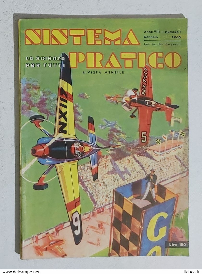 44612 SISTEMA PRATICO - Anno VIII Nr 1 1960 - SOMMARIO - Textos Científicos