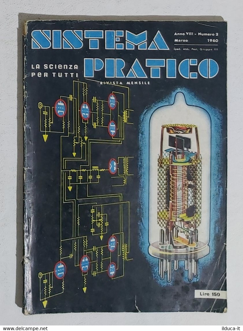 54637 SISTEMA PRATICO - Anno VIII Nr 3 1960 - SOMMARIO - Textos Científicos