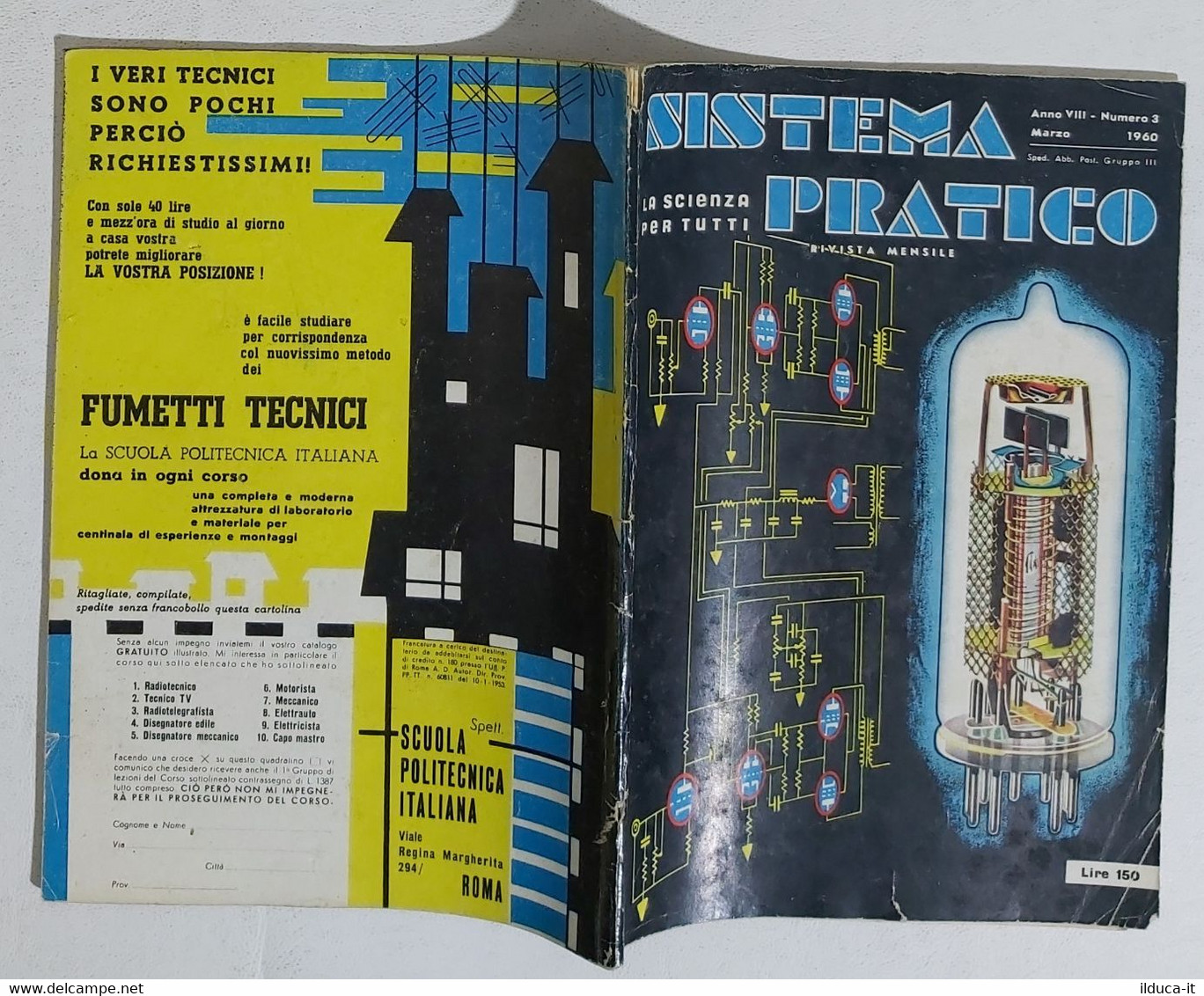 54637 SISTEMA PRATICO - Anno VIII Nr 3 1960 - SOMMARIO - Textes Scientifiques