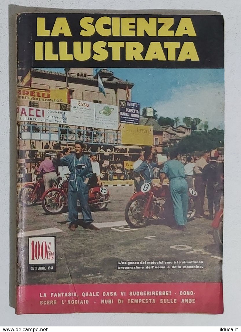 64344 La Scienza Illustrata - N. 9 1951 - Aviatori Sportivi (Foto Sommario) - Textos Científicos