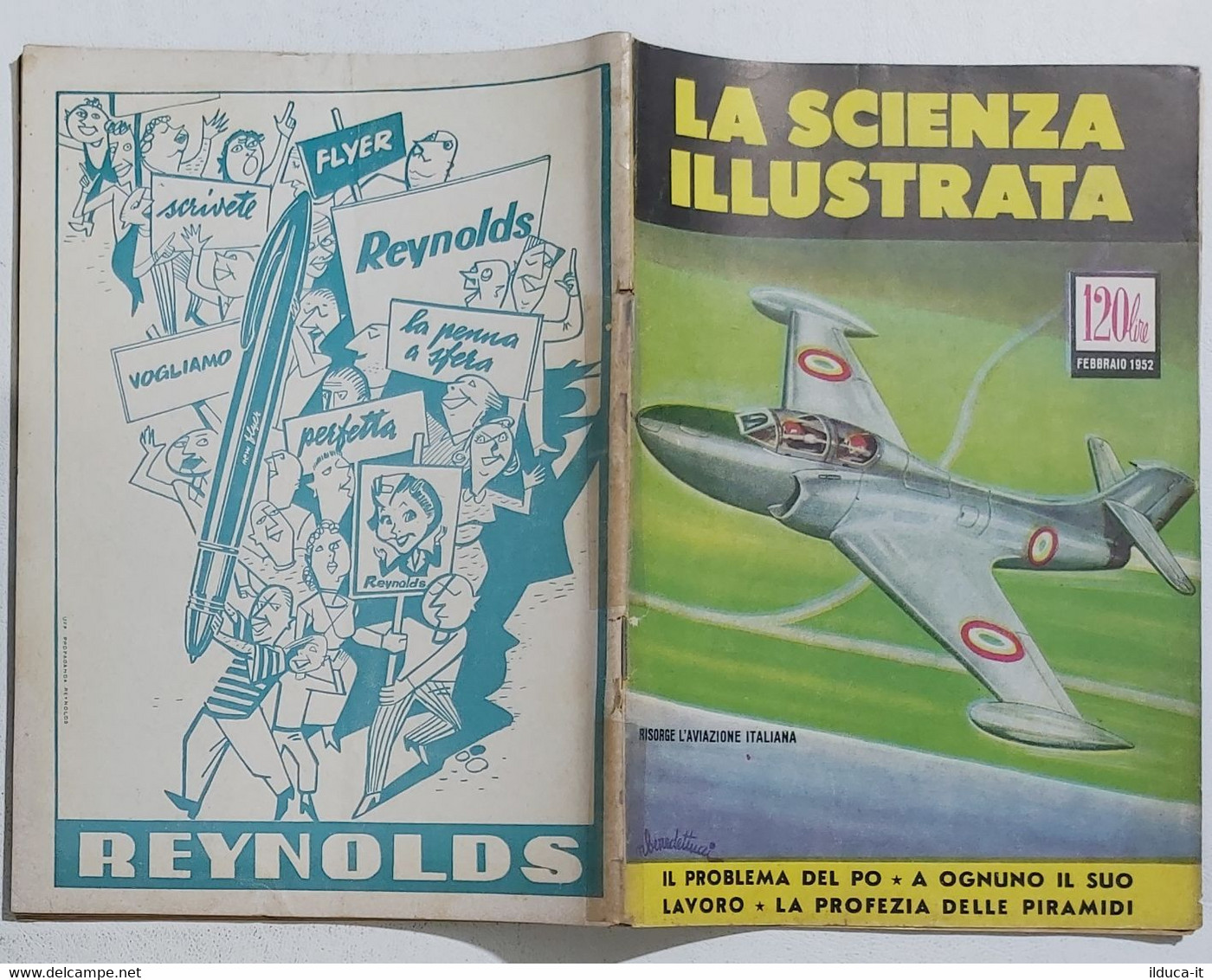 64349 La Scienza Illustrata - N. 2 1952 - L'aviazione Italiana (Foto Sommario) - Testi Scientifici