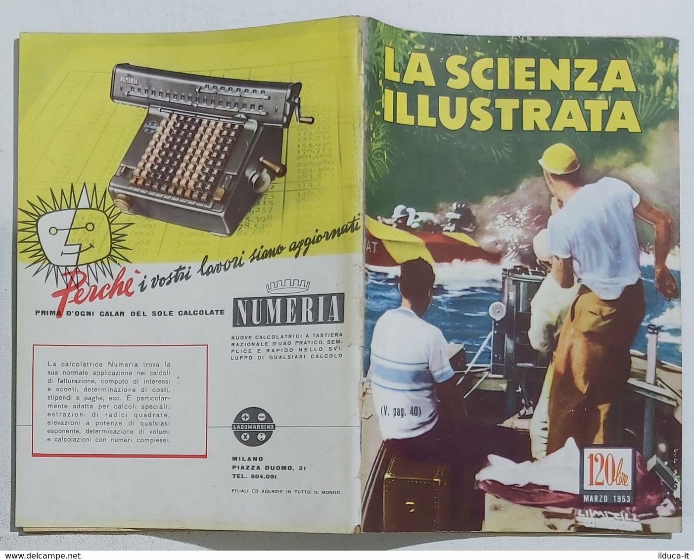 64362 La Scienza Illustrata - N. 3 1953-Utilitaria Sostituirà Scooter (Sommario) - Scientific Texts