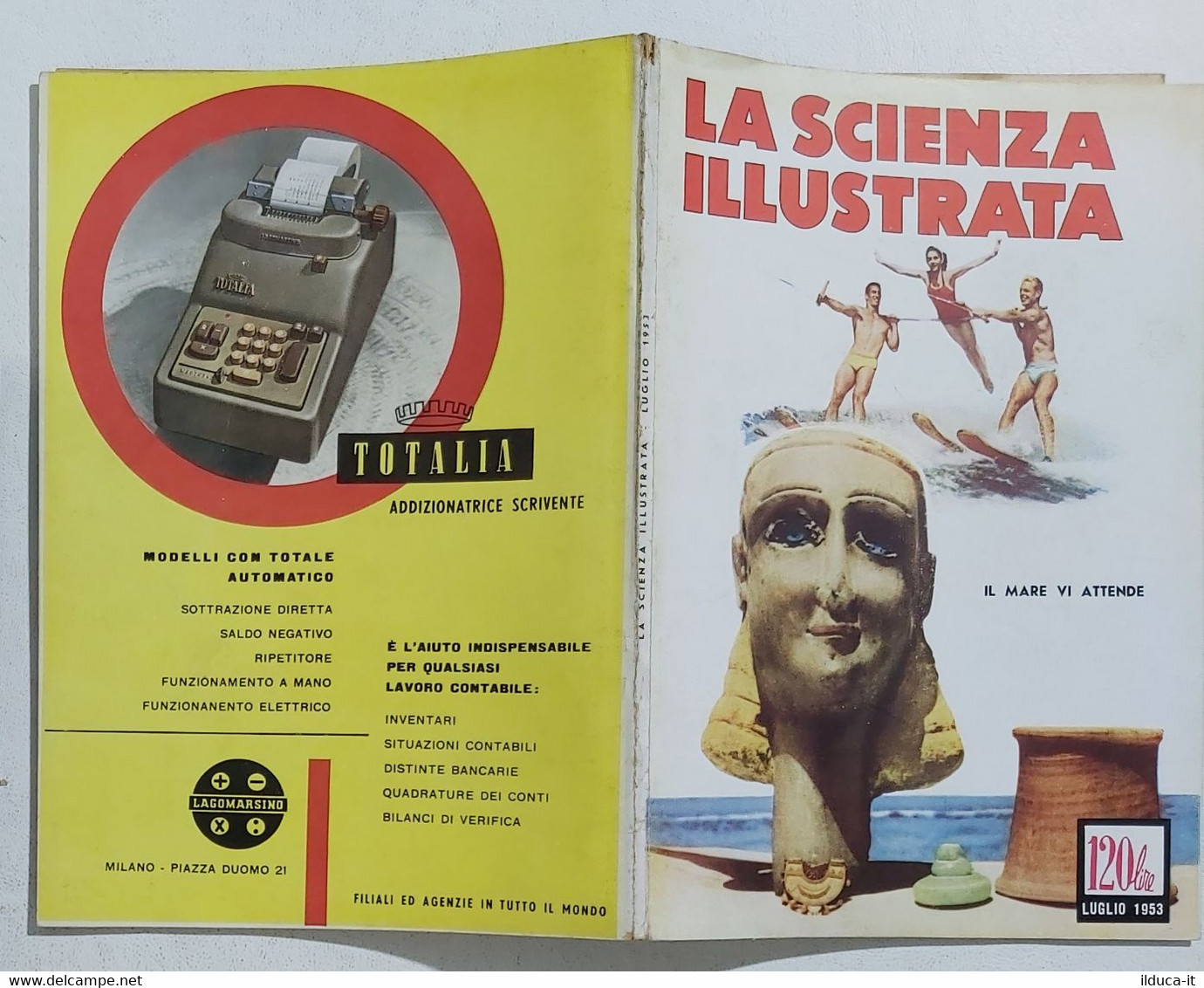 64366 La Scienza Illustrata - N. 7 1953-Scalato Prima Volta L'Everest (Sommario) - Textes Scientifiques