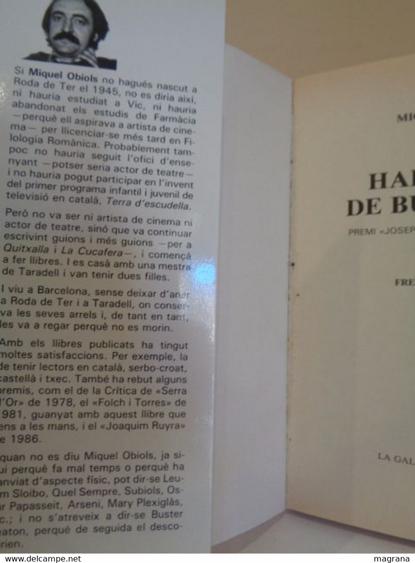 Habitants De Bubo Bubo. Miquel Obiols. Premi Folch I Torres. Els Grumets De La Galera 1987. 144 Pp - Junior