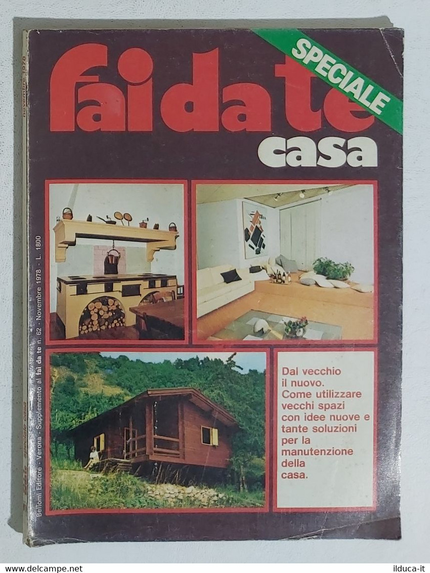 81169 FAI DA TE: Speciale CASA - Suppl. Nr 62 1978 - Vecchi Spazi Con Nuove Idee - Wissenschaften