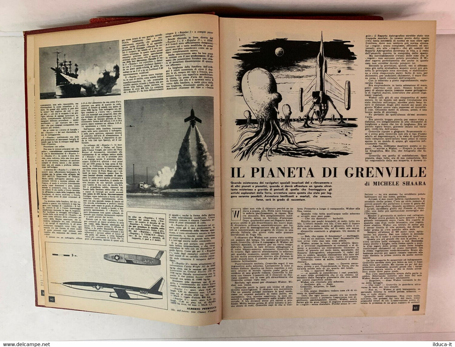 93426 Rivista astronomica vintage - Lotto 59 numeri rilegati - OLTRE IL CIELO